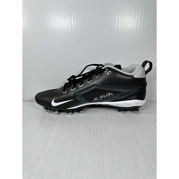 Size 11.5 Nike Alpha Menace 4 Varsity Football Cleats FN0027-001 2024 Black NEW main image 8